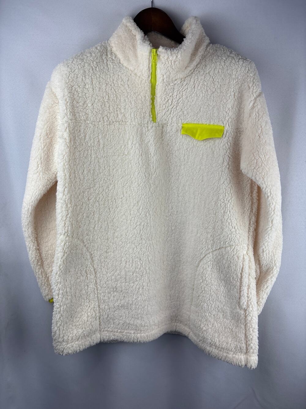Women’s KoolaBurra Medium Cream Half Zip Sherpa